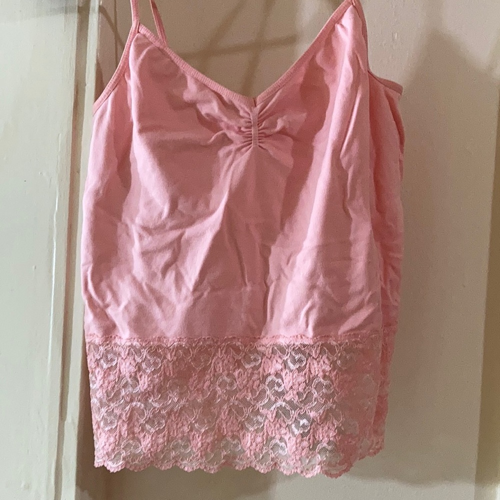 BEBE Lace Tank Top